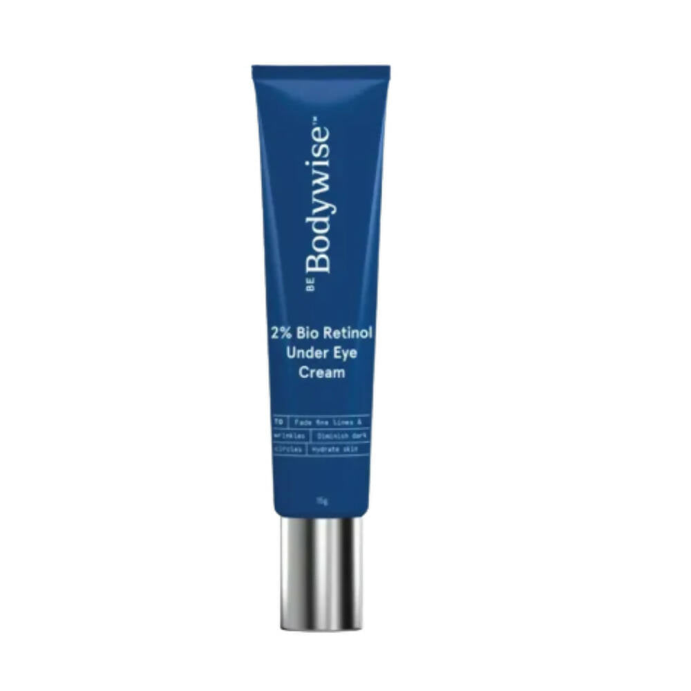 BeBodywise 2% Bio Retinol Under Eye Cream for Dark Circles, Fine Lines & Wrinkles