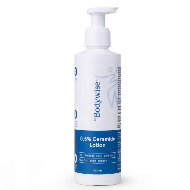 BeBodywise 0.5% Ceramide Body Lotion with Hyaluronic Acid - Prevents Dryness & Repairs Skin Barrier