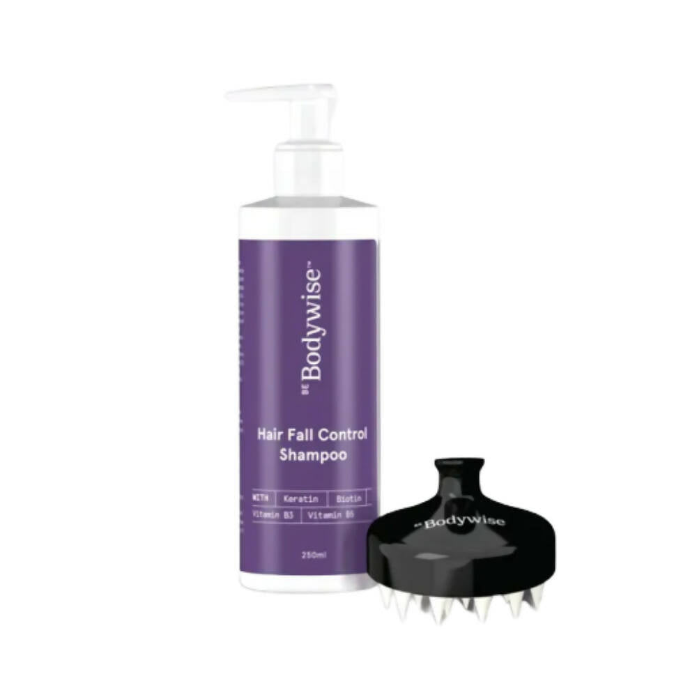BeBodywise Hair Fall Control Shampoo and Scalp Massager